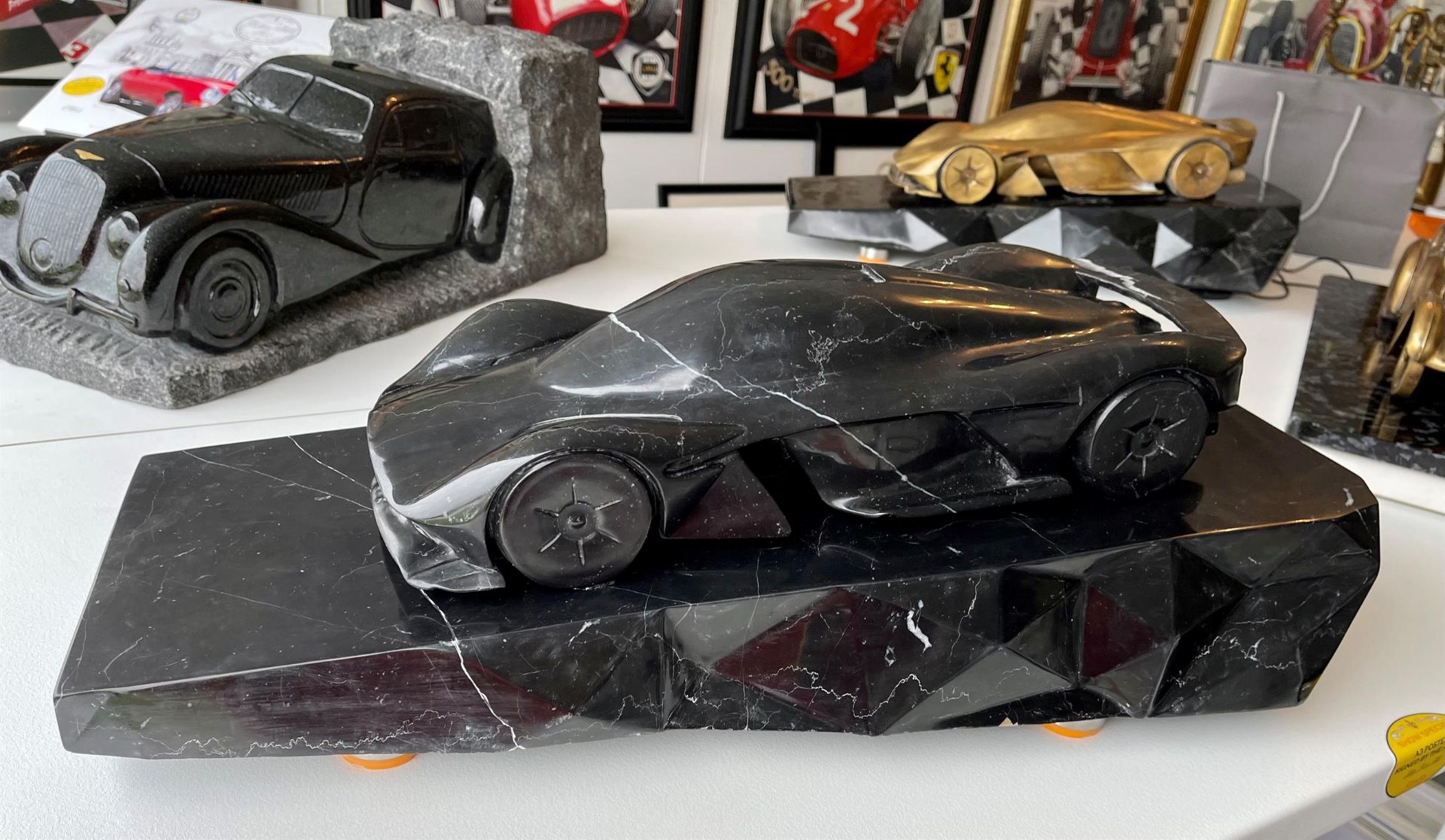 Aston Martin Valkyrie Marble Sculpture - Image 3 of 3