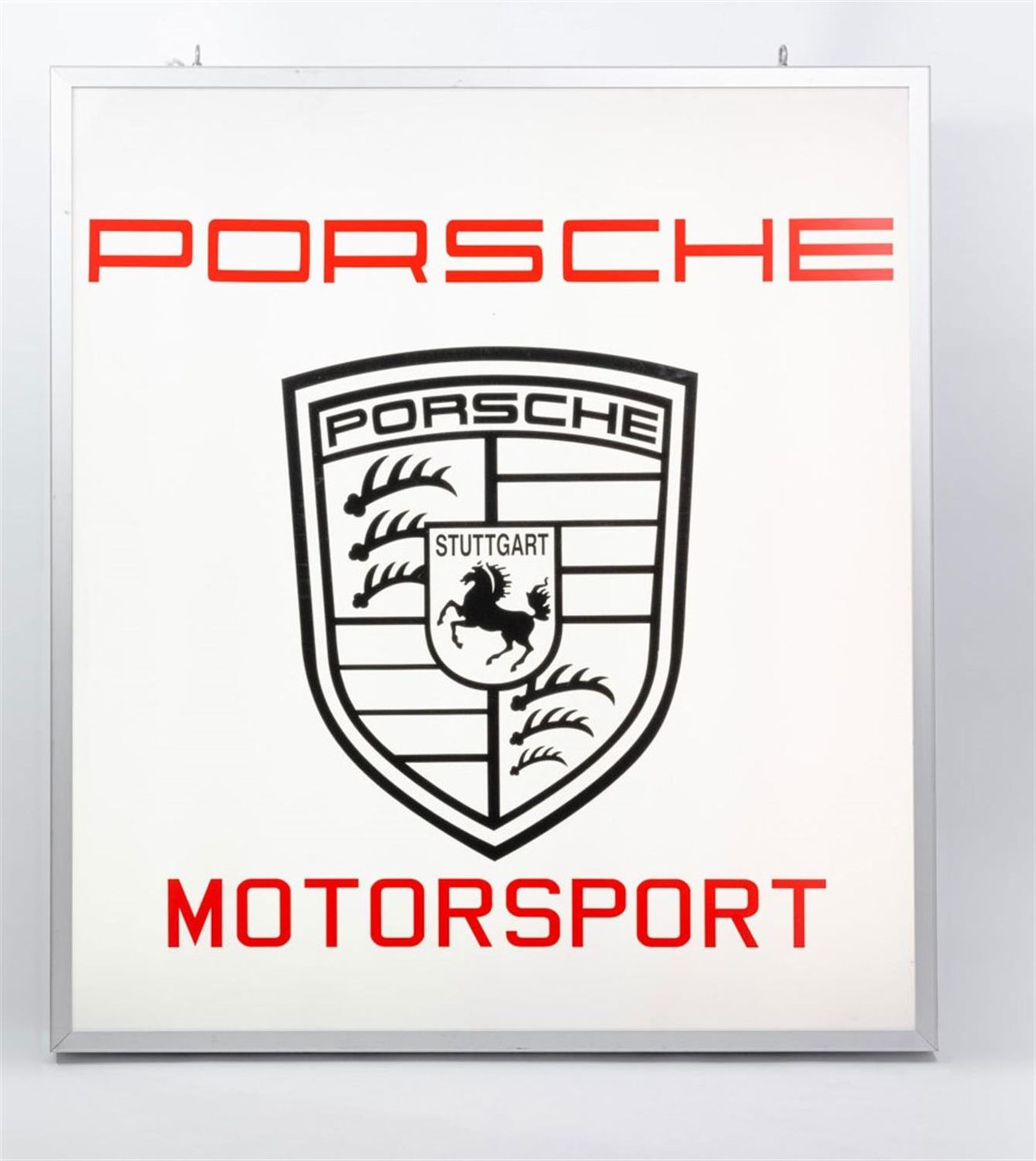 Porsche Motorsport Light p box Sign