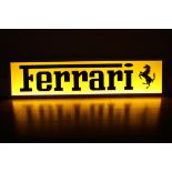 Ferrari Style Illuminated Sign