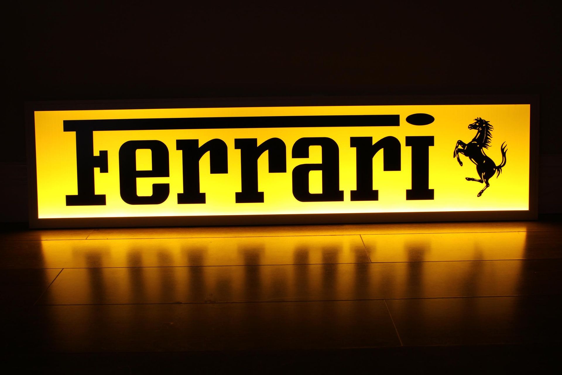 Ferrari Style Illuminated Sign