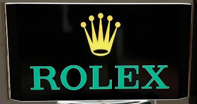 Rolex-Style Double Sided Illuminated Sign