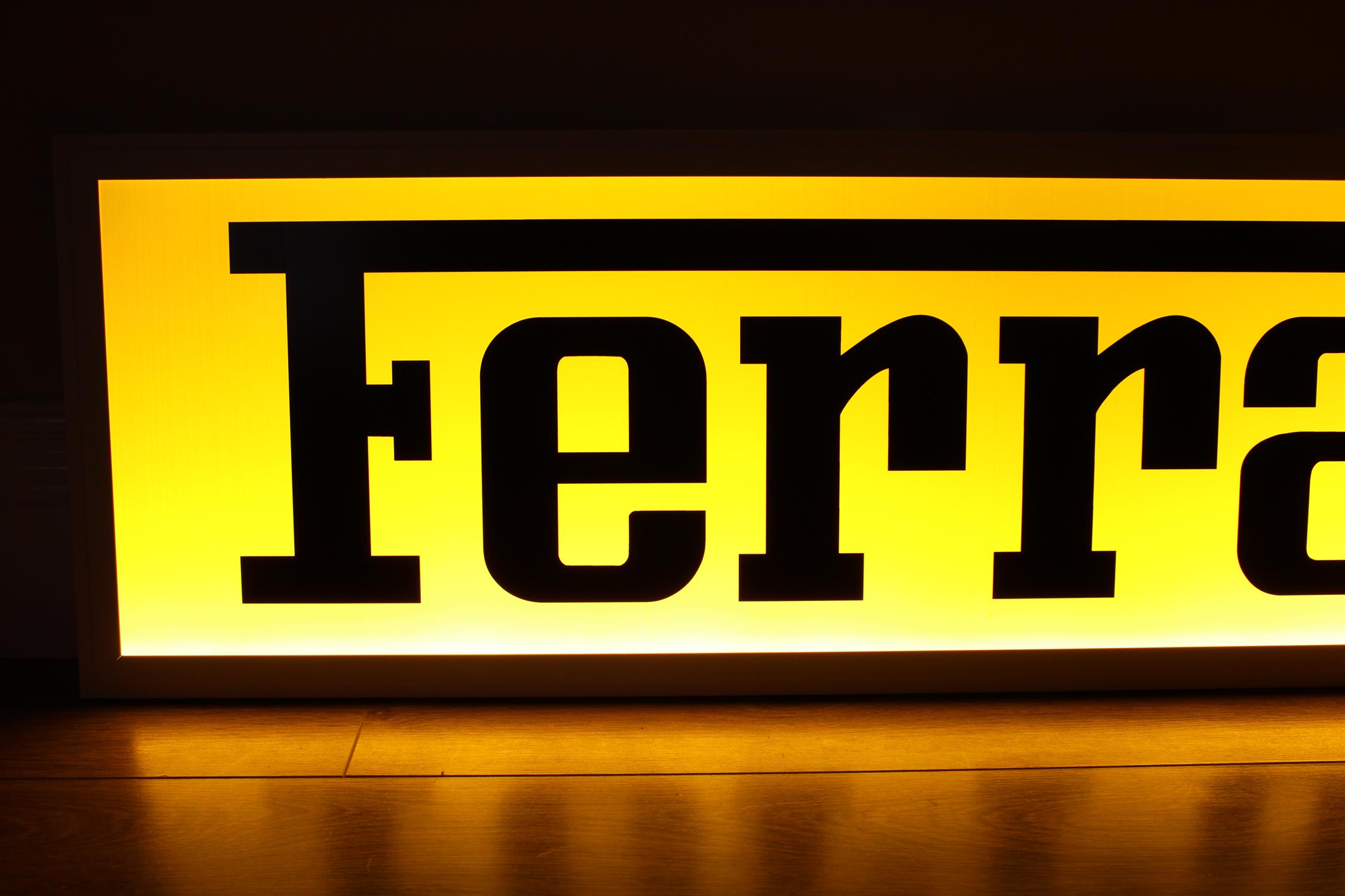 Ferrari Style Illuminated Sign - Image 4 of 10