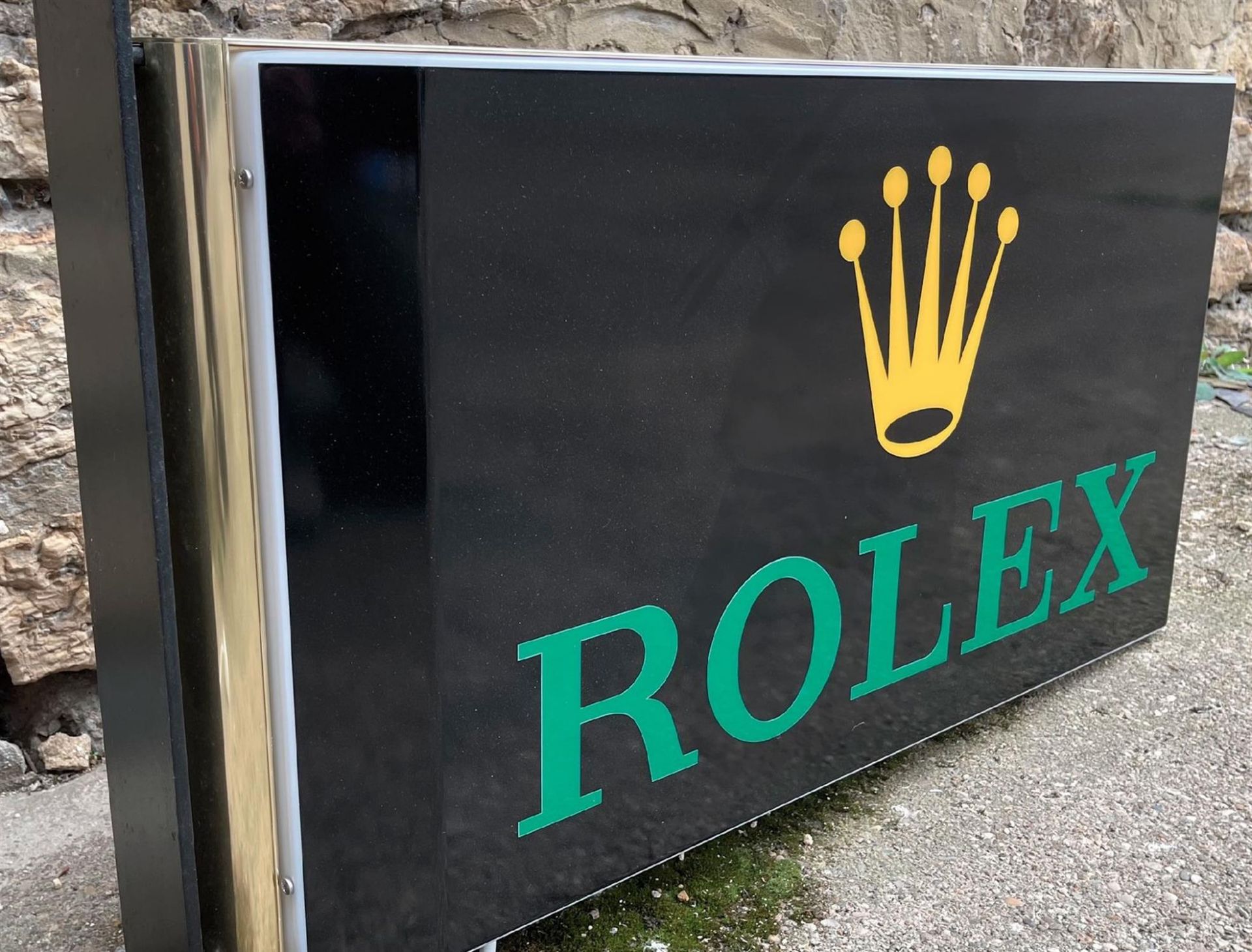 Rolex-Style Double Sided Illuminated Sign - Image 2 of 4