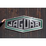 Cold Cast Aluminium Jaguar D-Type Sign