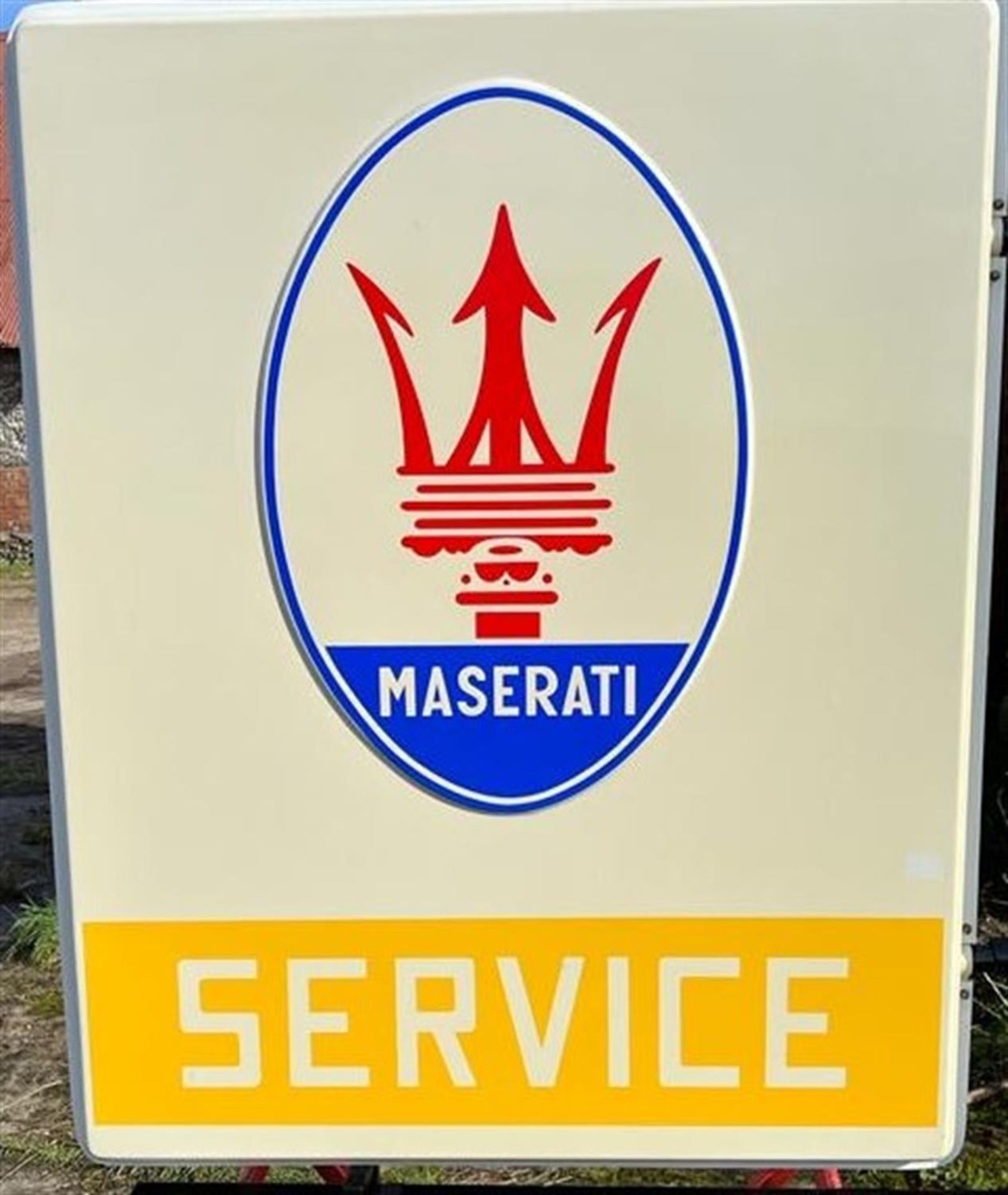 Maserati Wall-Mounted Sign with Stand - Image 2 of 4