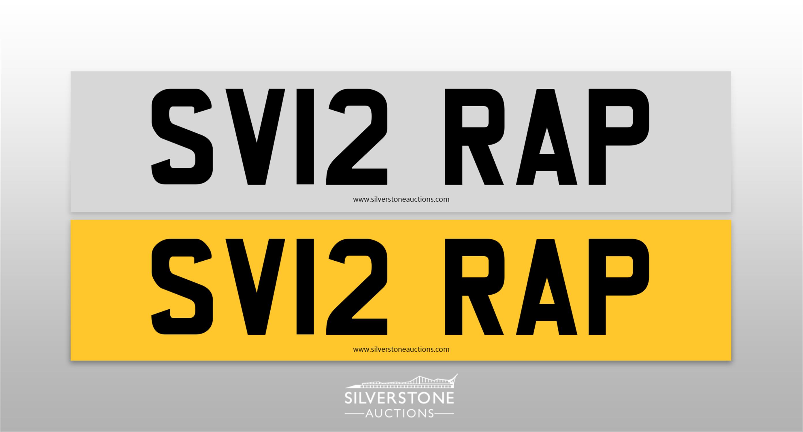 Registration Number SV12 RAP