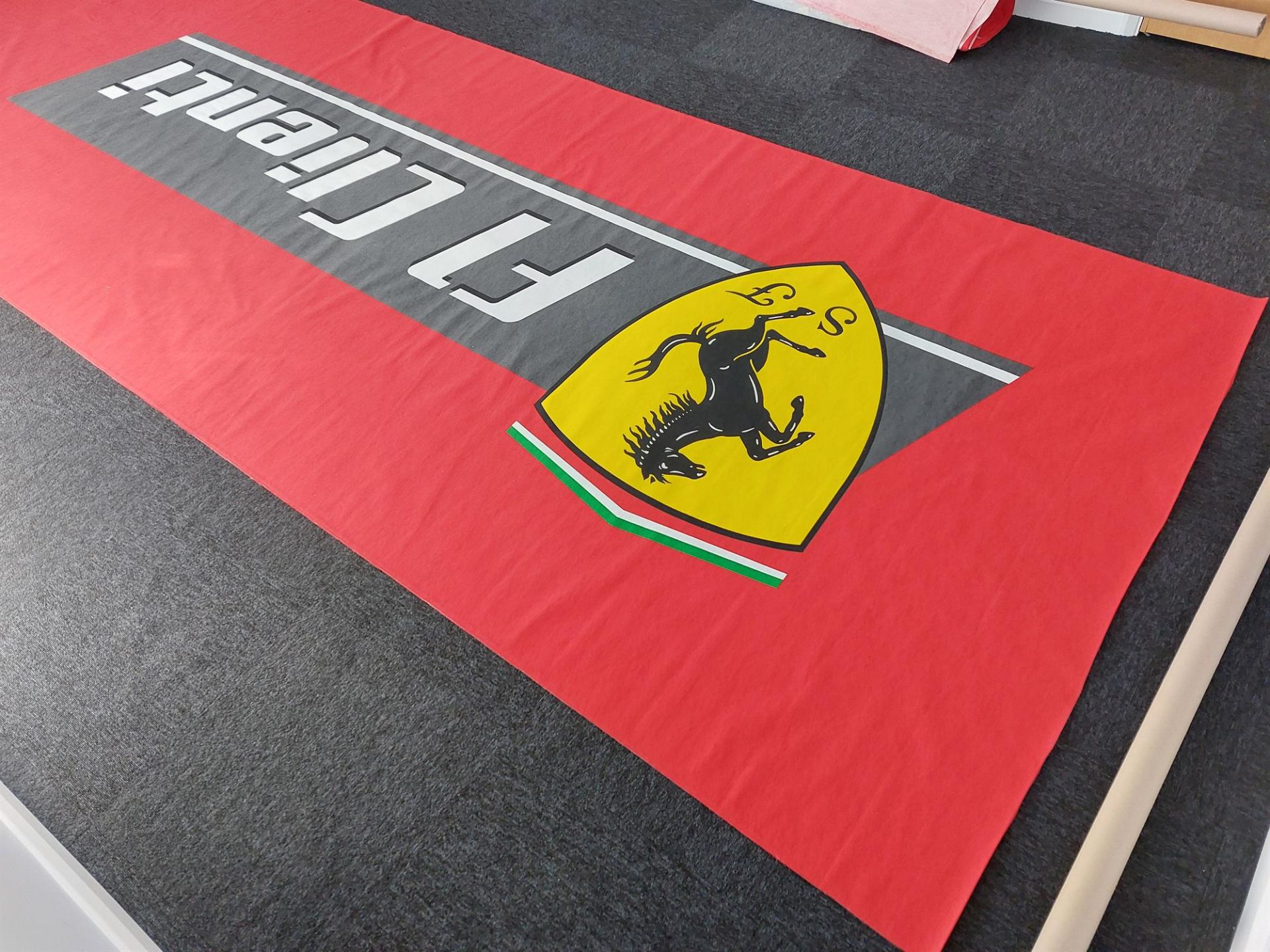 Large Ferrari Formula 1 Clienti Banner - Image 5 of 8