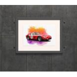 Ferrari 250 GTO Watercolour