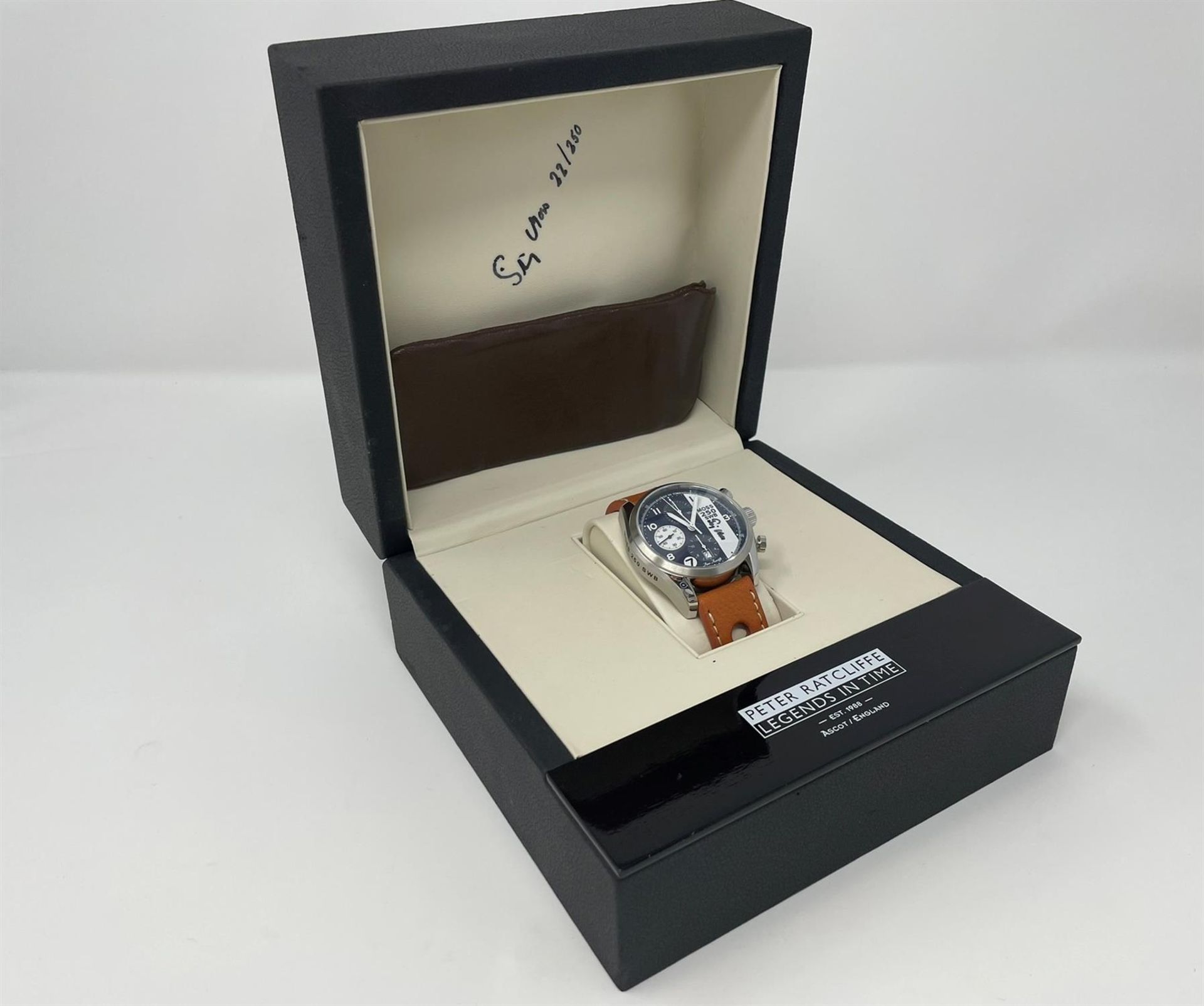 Hand Signed Stirling Moss Ferrari 250 SWB Chronograph - Image 3 of 10