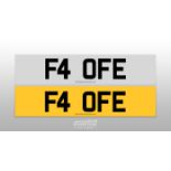 Registration Number F4 OFE