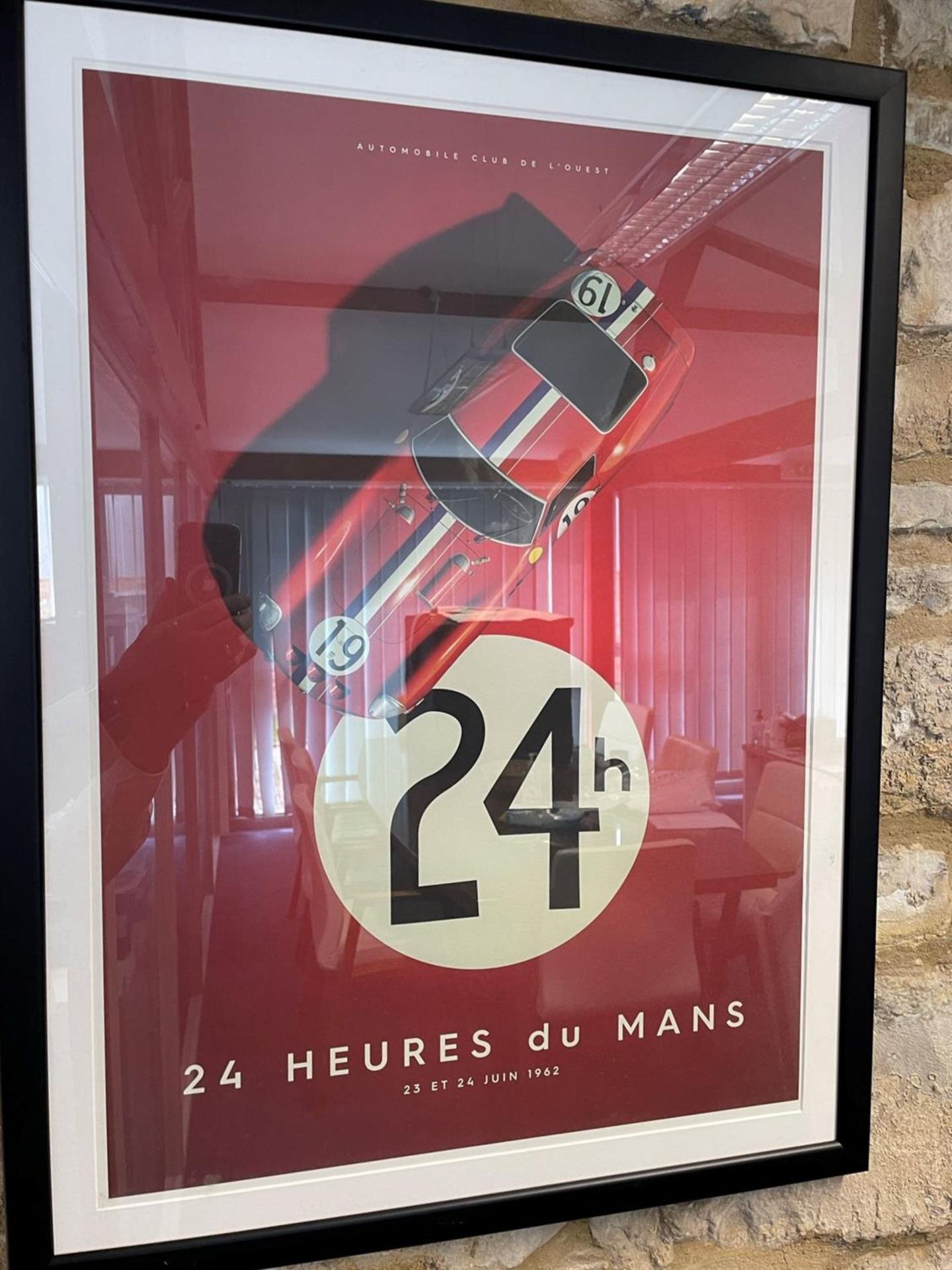 24 Heures du Mans Ferrari 250 GTO Framed Poster - Image 5 of 6