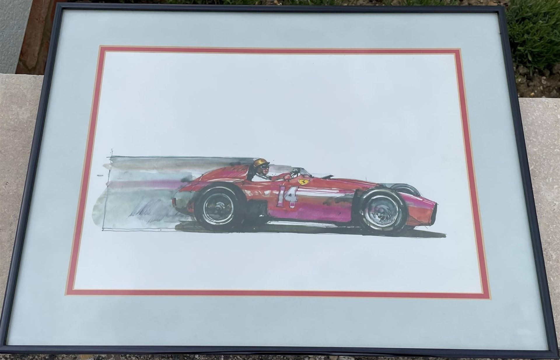 Six Assorted Racing Ferrari Prints - Image 6 of 10