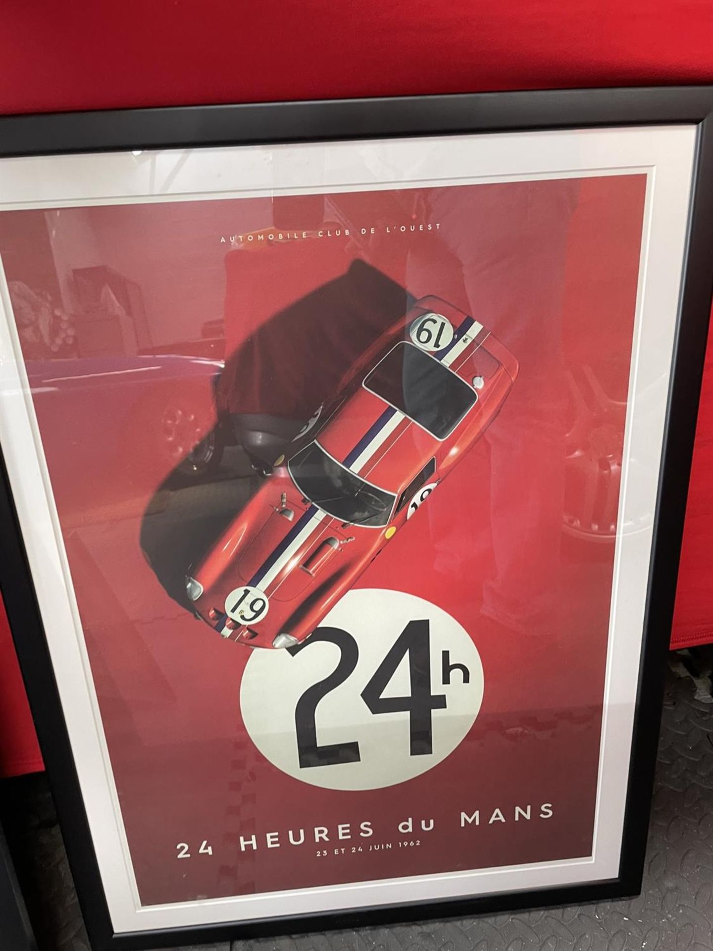 24 Heures du Mans Ferrari 250 GTO Framed Poster