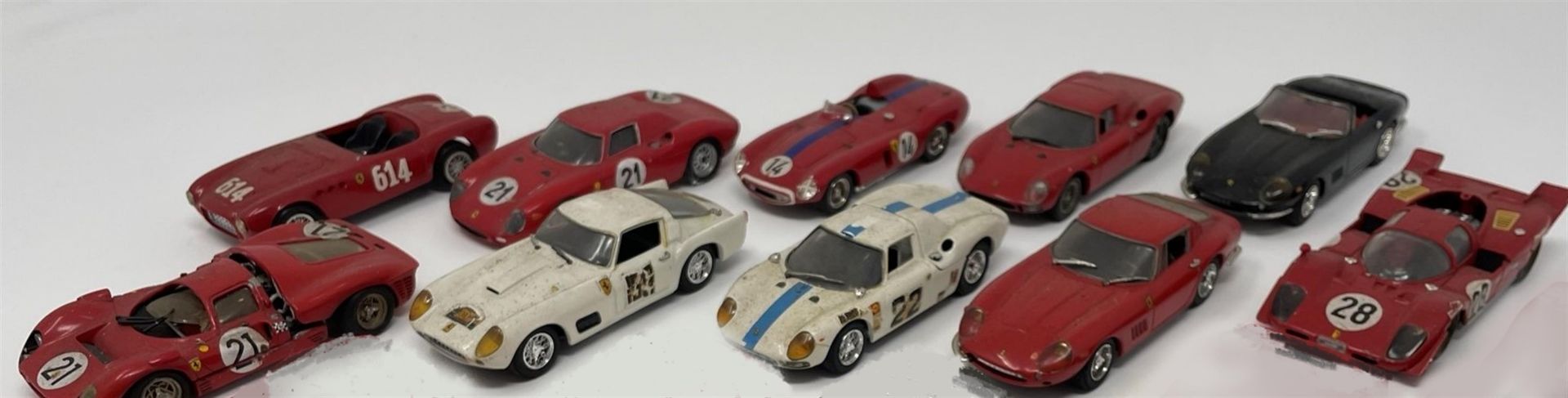 Ten 1/43rd Scale Ferrari Models from the 1950s, 60s and 70s - Image 2 of 10