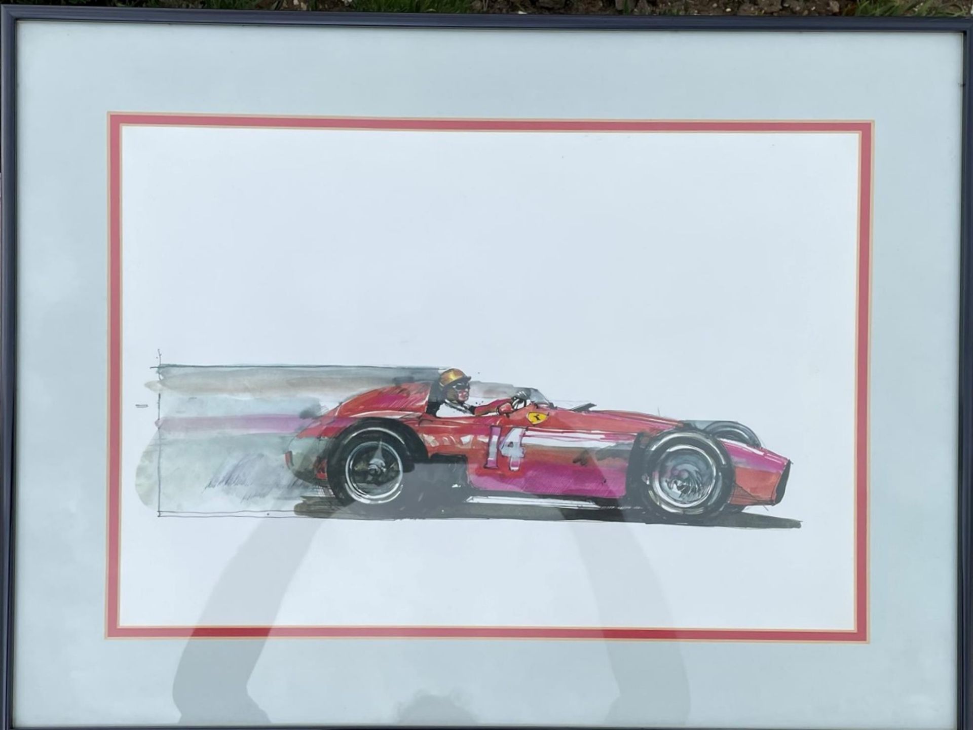 Six Assorted Racing Ferrari Prints - Image 7 of 10