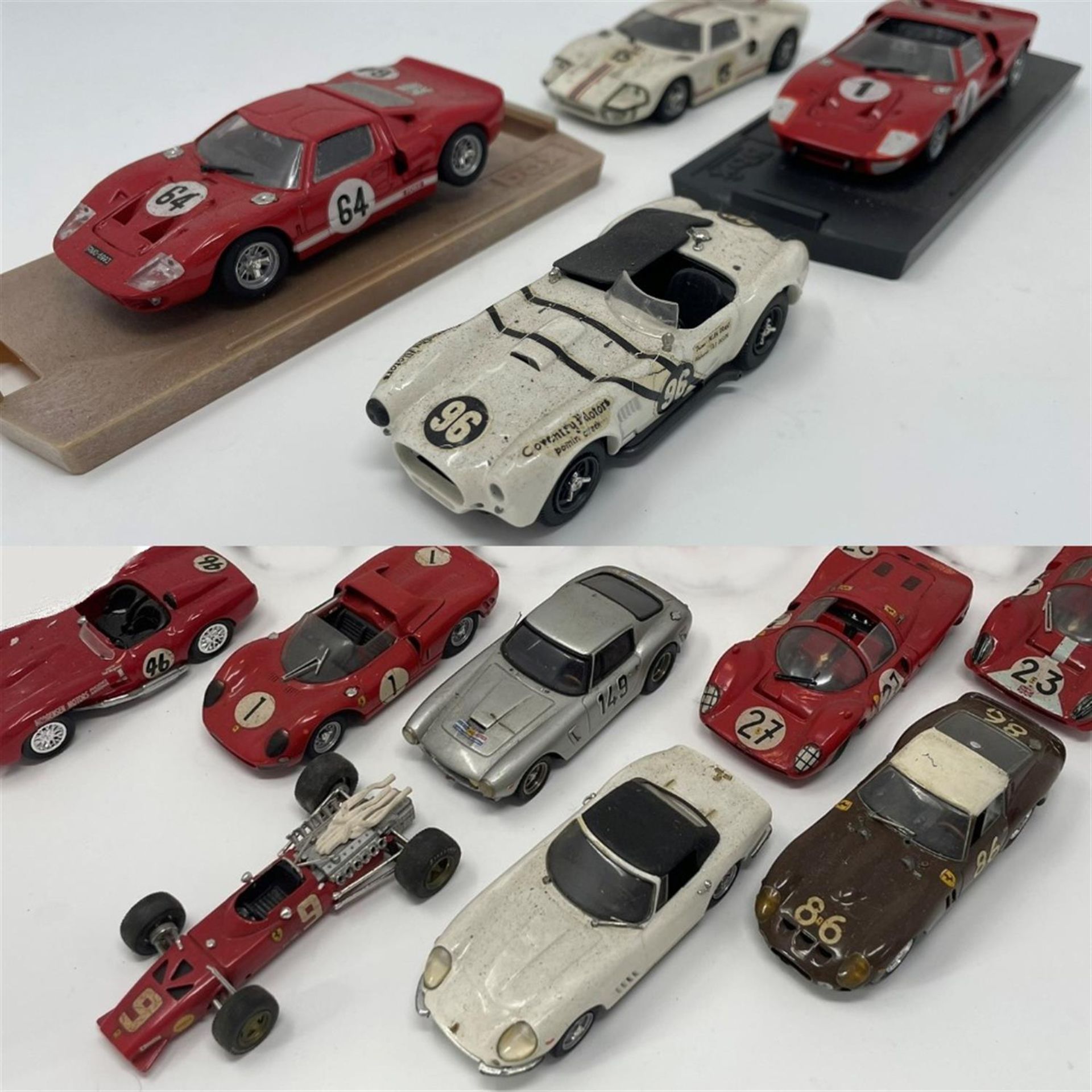 A Dozen 1/43rd Scale Classic Model Cars From the 1950s, 60s and 70s