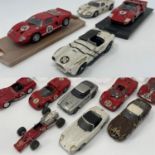 A Dozen 1/43rd Scale Classic Model Cars From the 1950s, 60s and 70s