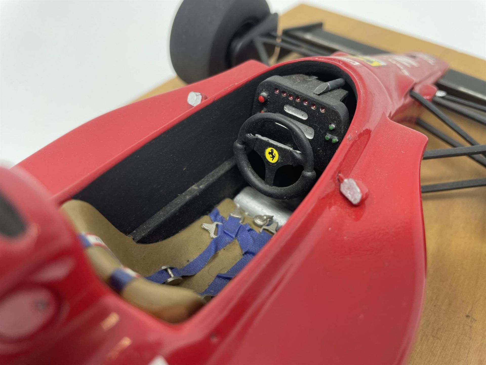 Hand-built model of Nigel Mansell's 1990 Ferrari 641 - Image 9 of 10