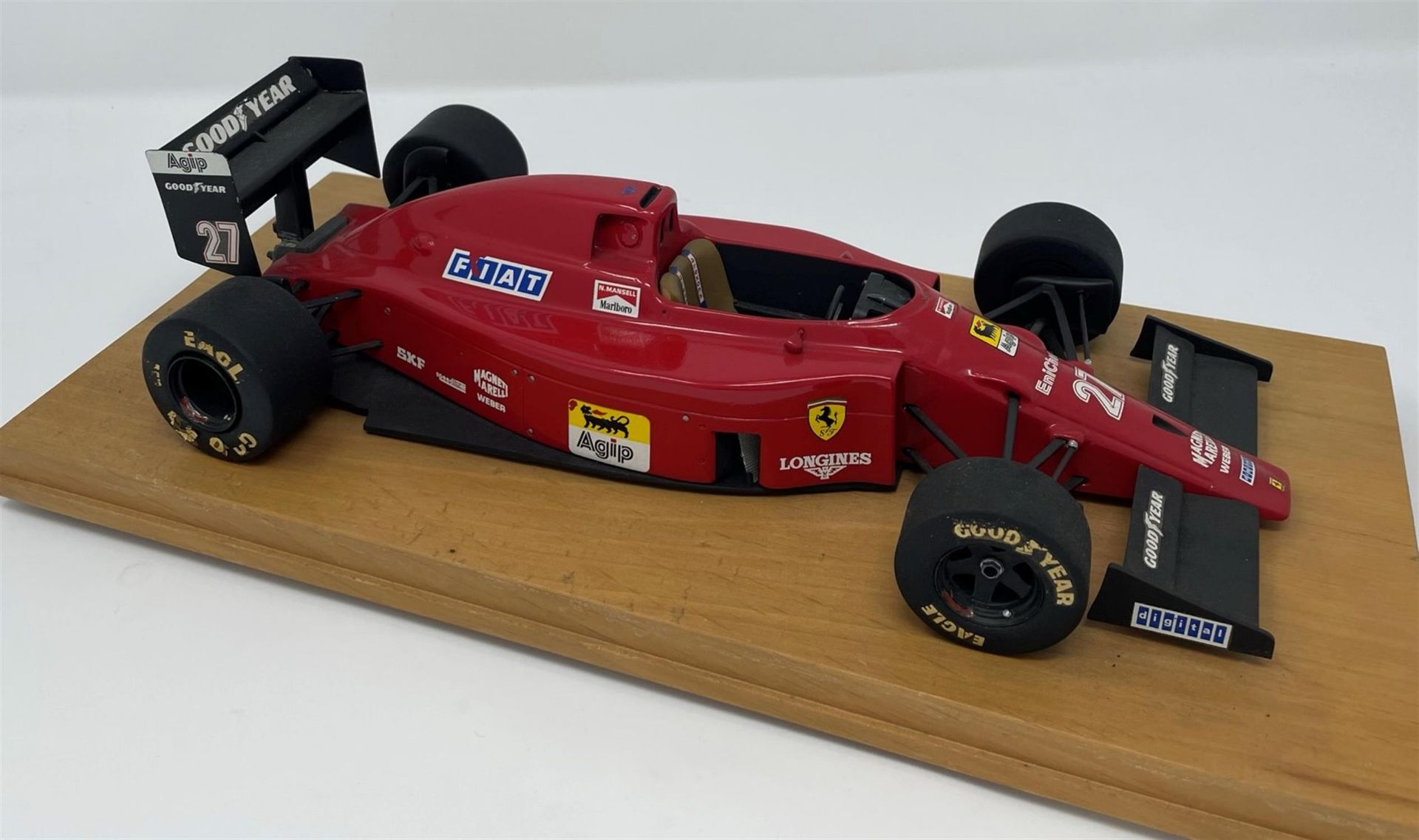 Hand-built model of Nigel Mansell's 1990 Ferrari 641 - Image 3 of 10