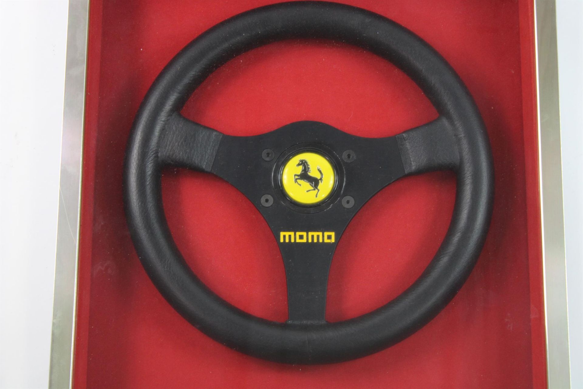 1992 Ferrari F1 MOMO Steering Wheel Framed - Image 2 of 7