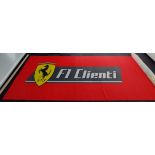 Large Ferrari Formula 1 Clienti Banner