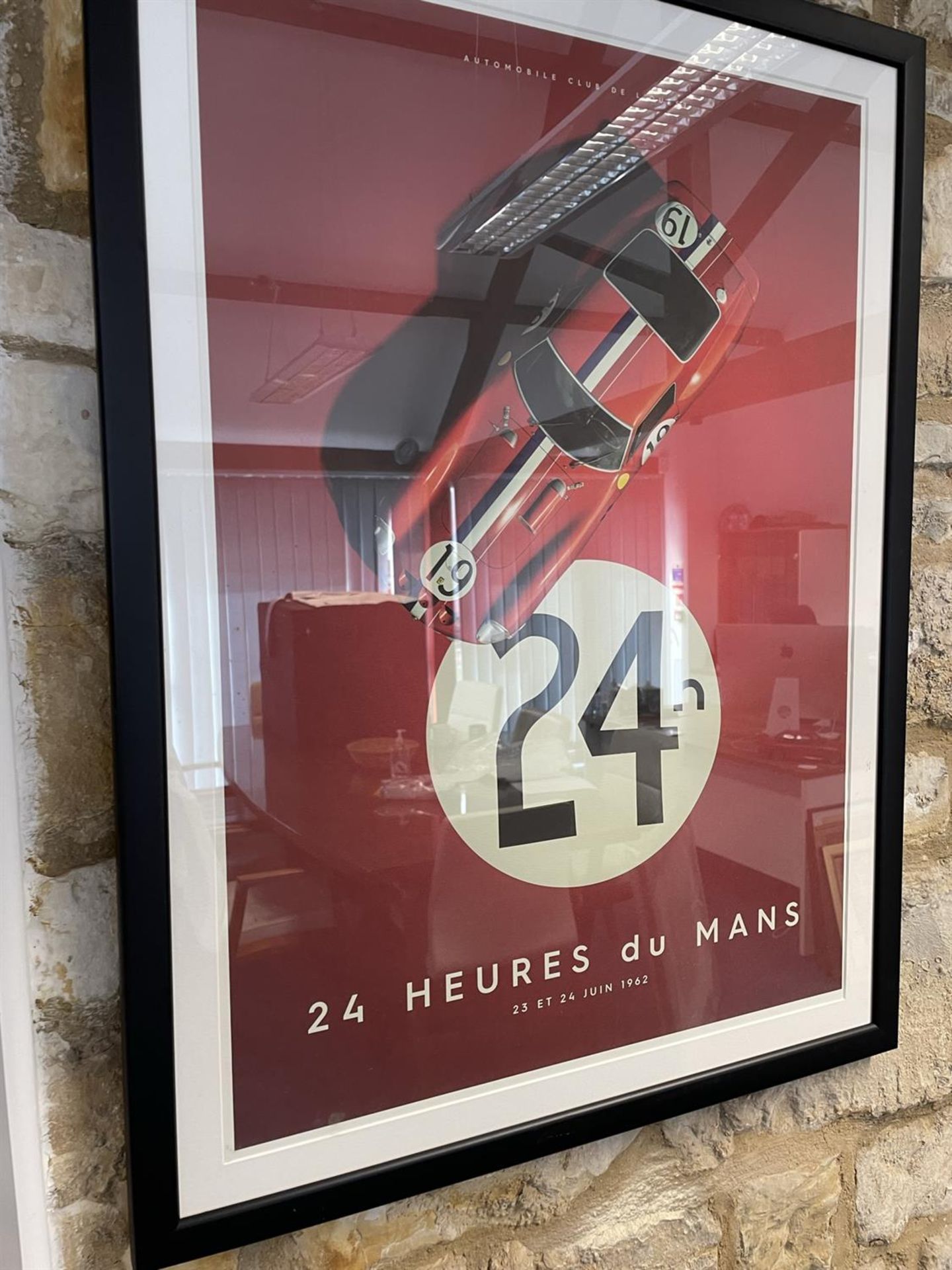 24 Heures du Mans Ferrari 250 GTO Framed Poster - Image 4 of 6