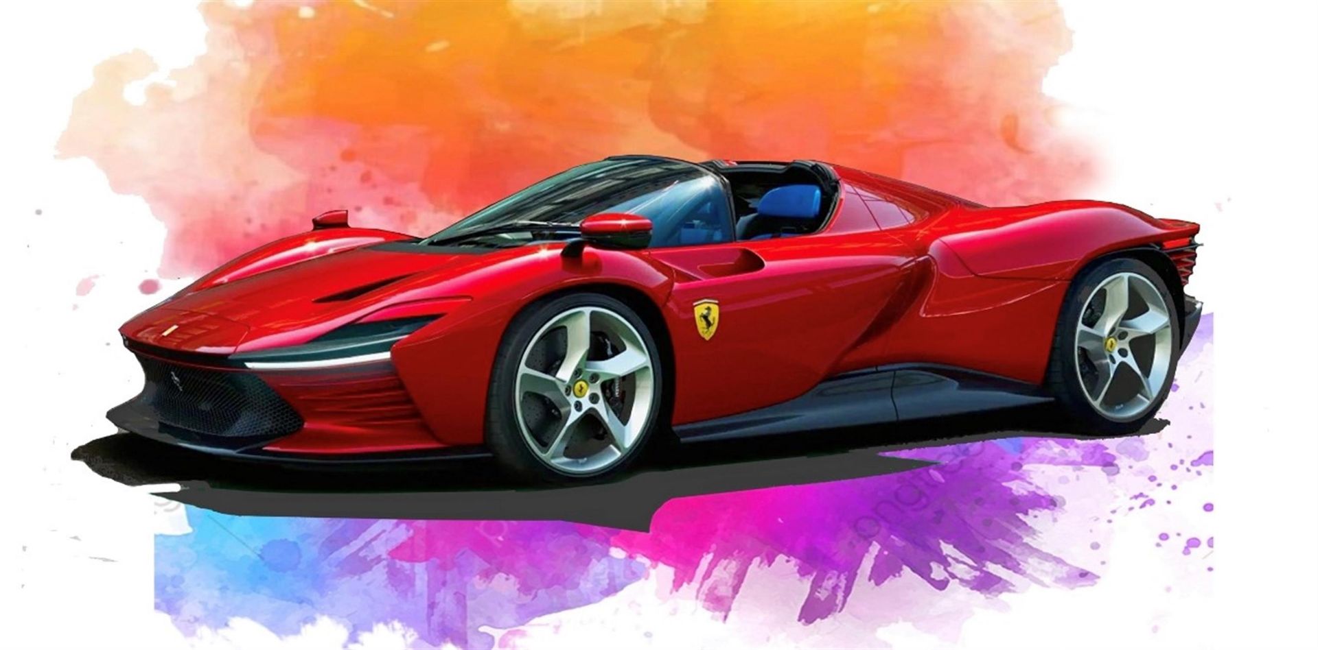 Ferrari Daytona SP3 in Acrylics - Image 2 of 2