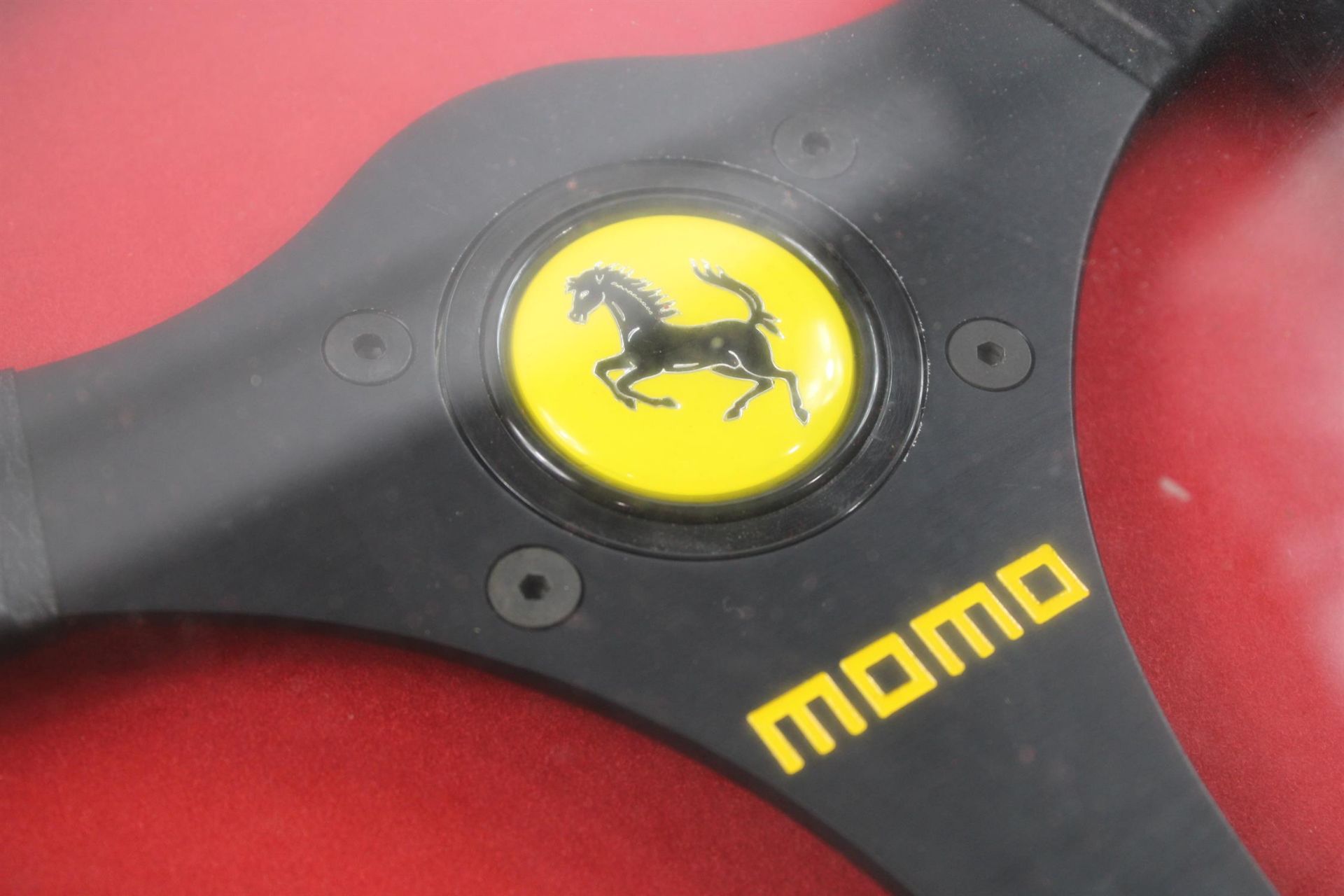 1992 Ferrari F1 MOMO Steering Wheel Framed - Image 7 of 7