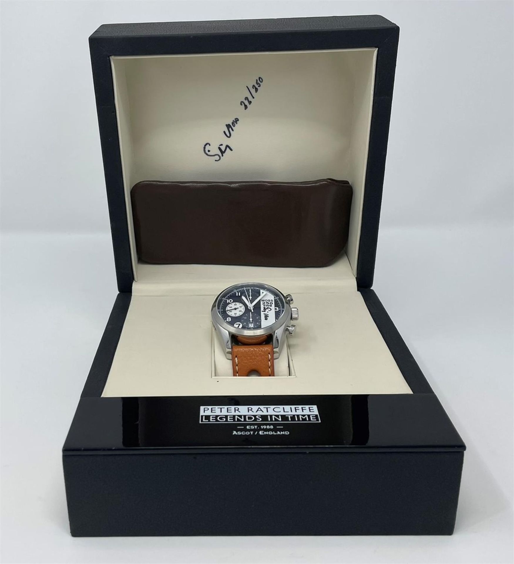 Hand Signed Stirling Moss Ferrari 250 SWB Chronograph - Image 4 of 10