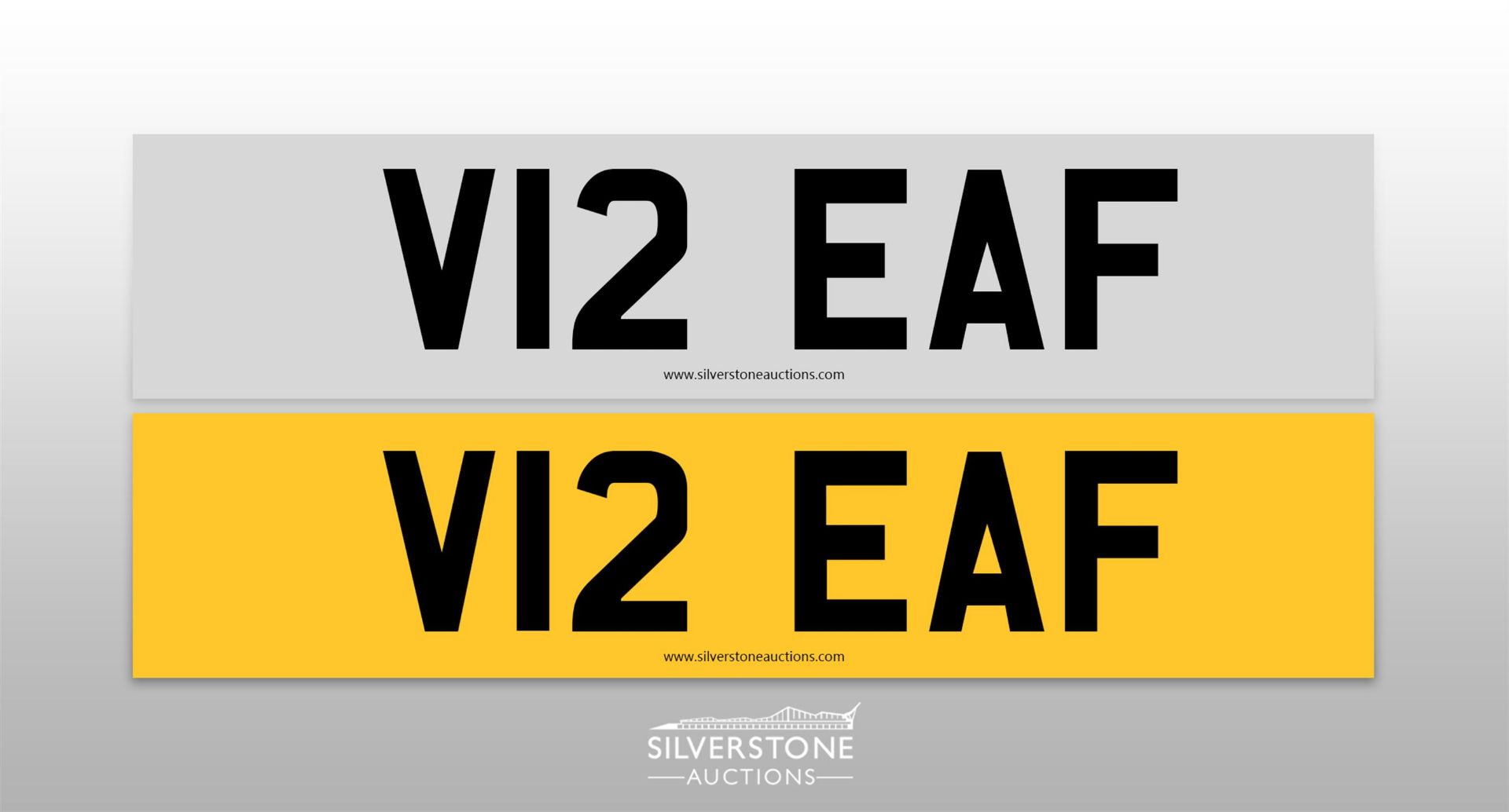 Registration Number V12 EAF - Image 2 of 2