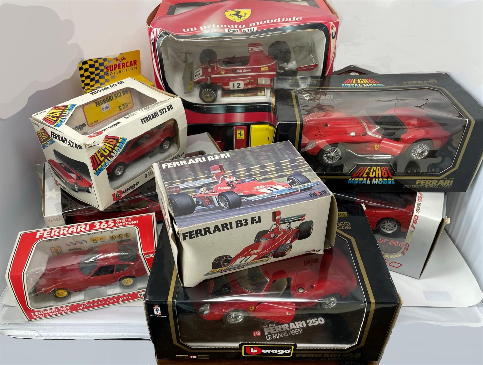 Selection of Model Ferraris