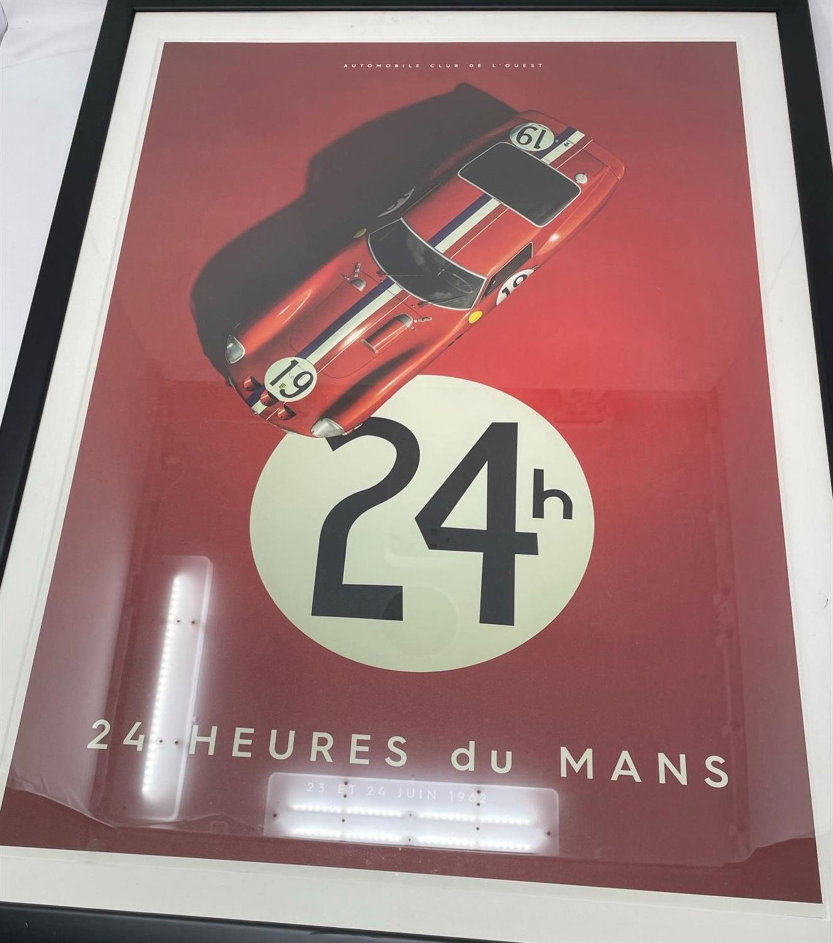 24 Heures du Mans Ferrari 250 GTO Framed Poster - Image 6 of 6