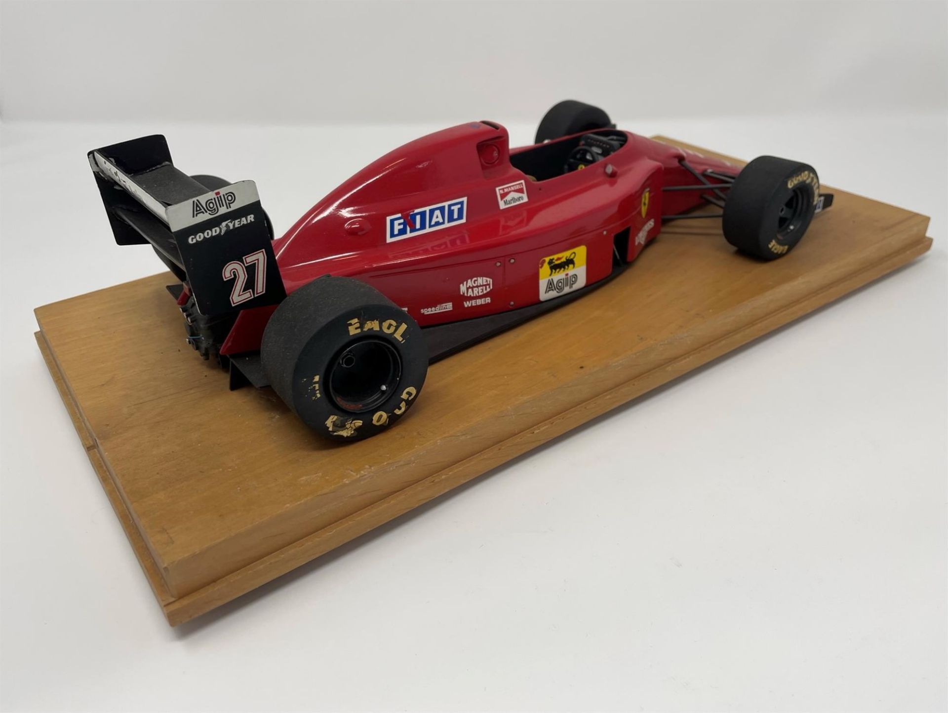 Hand-built model of Nigel Mansell's 1990 Ferrari 641 - Image 8 of 10