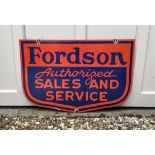Fordson Sales and Service Contemporary Enamel Sign