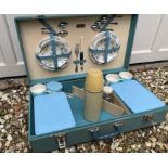 1950s Brexton two-place Picnic Set