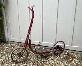 Early Tri-Ang Treadle Scooter c1950s