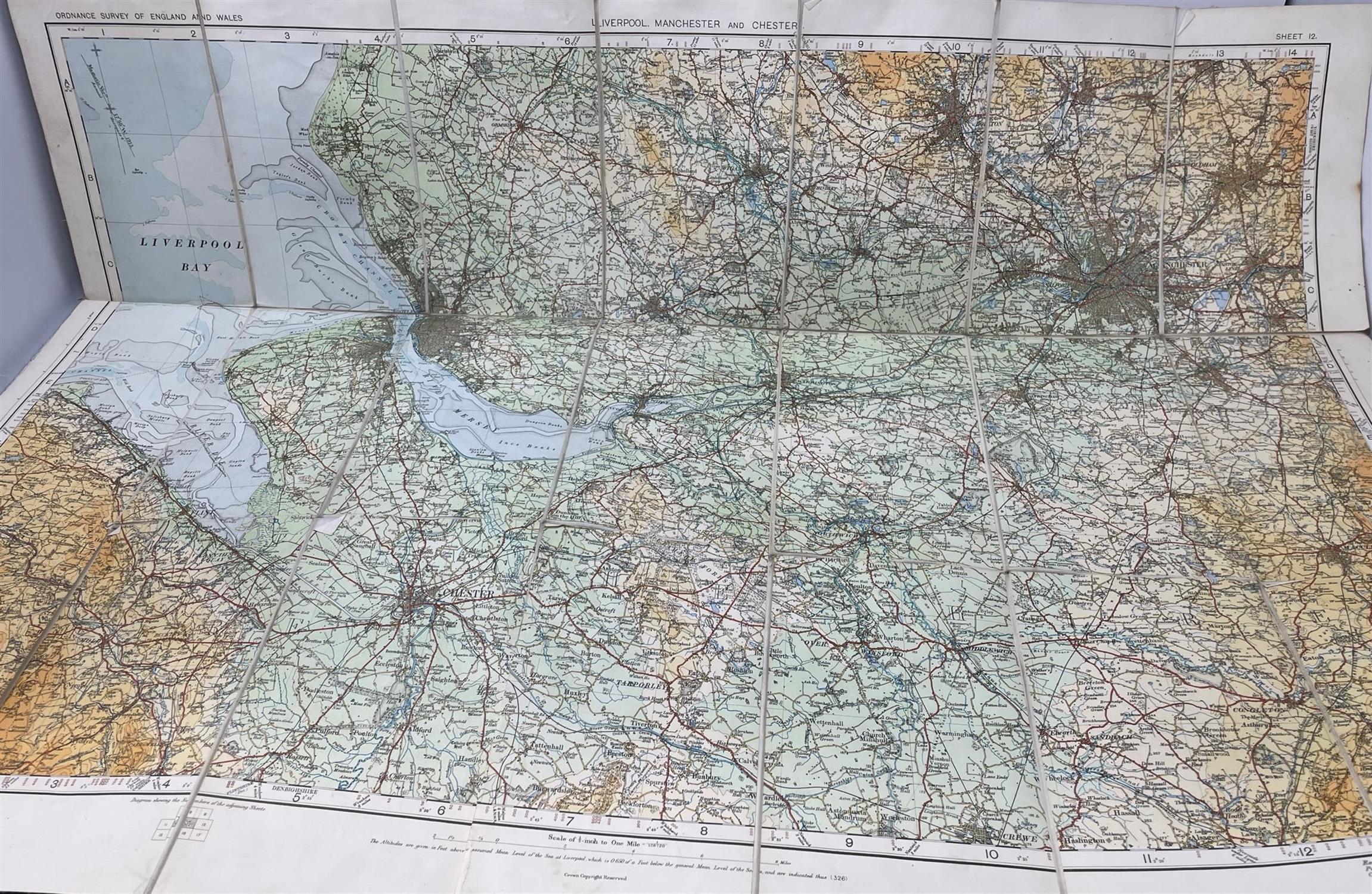 A Cased Set of Ordnance Survey Road Maps c1920s - Image 6 of 10