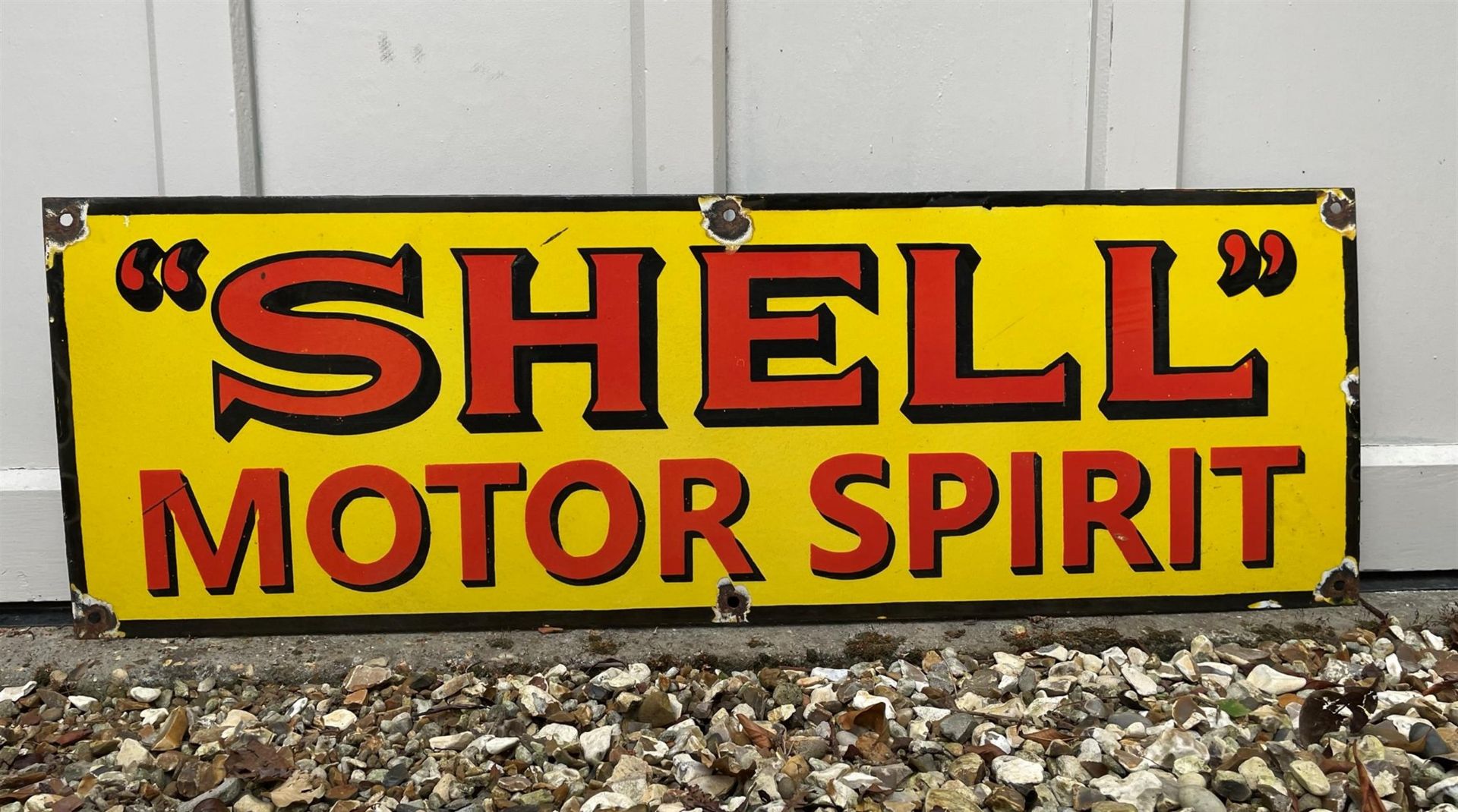"Shell" Motor Spirit Enamel Sign - Image 2 of 3
