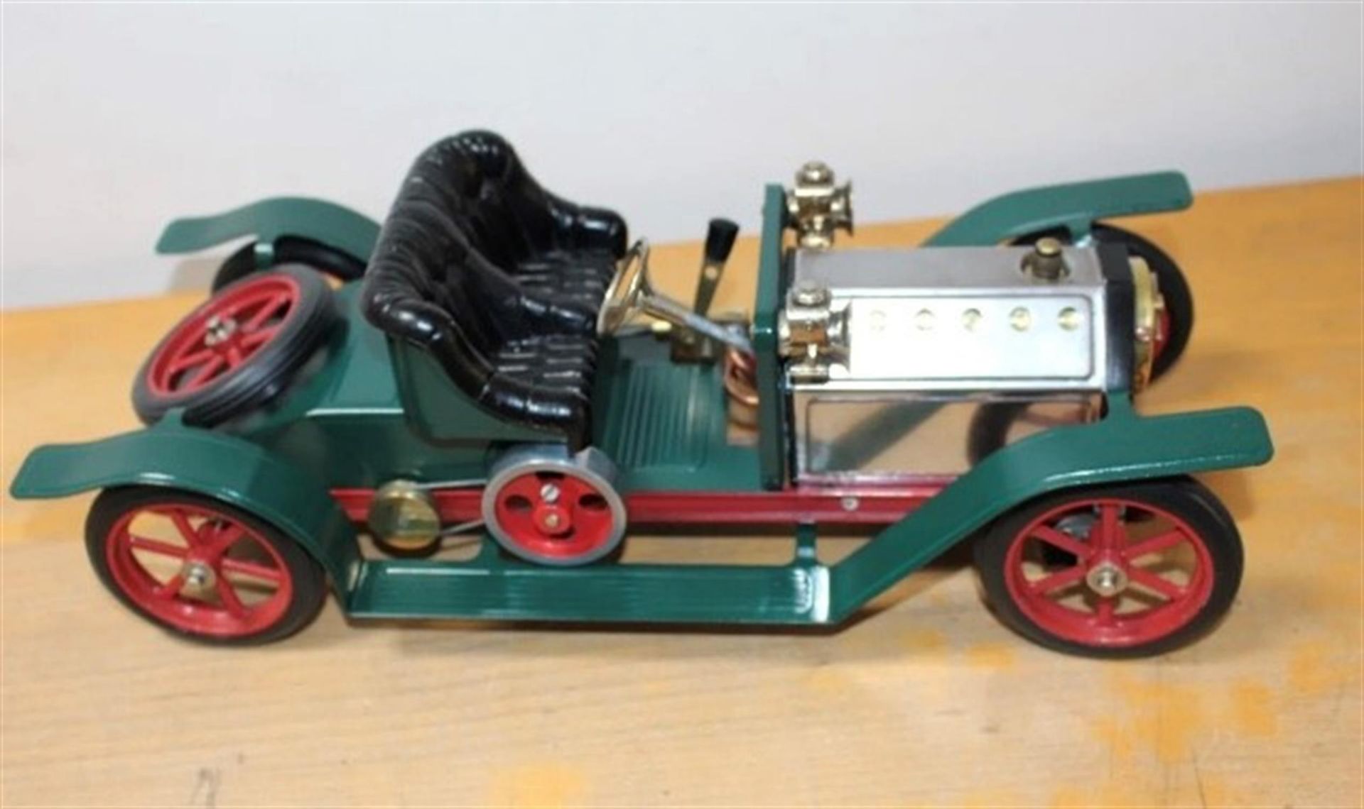 Live Steam Single-Piston Vintage Car Model - Image 3 of 3