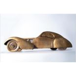 Bugatti Atlantic Type 57SC - Brass Sculpture by Phillip Dutton-White