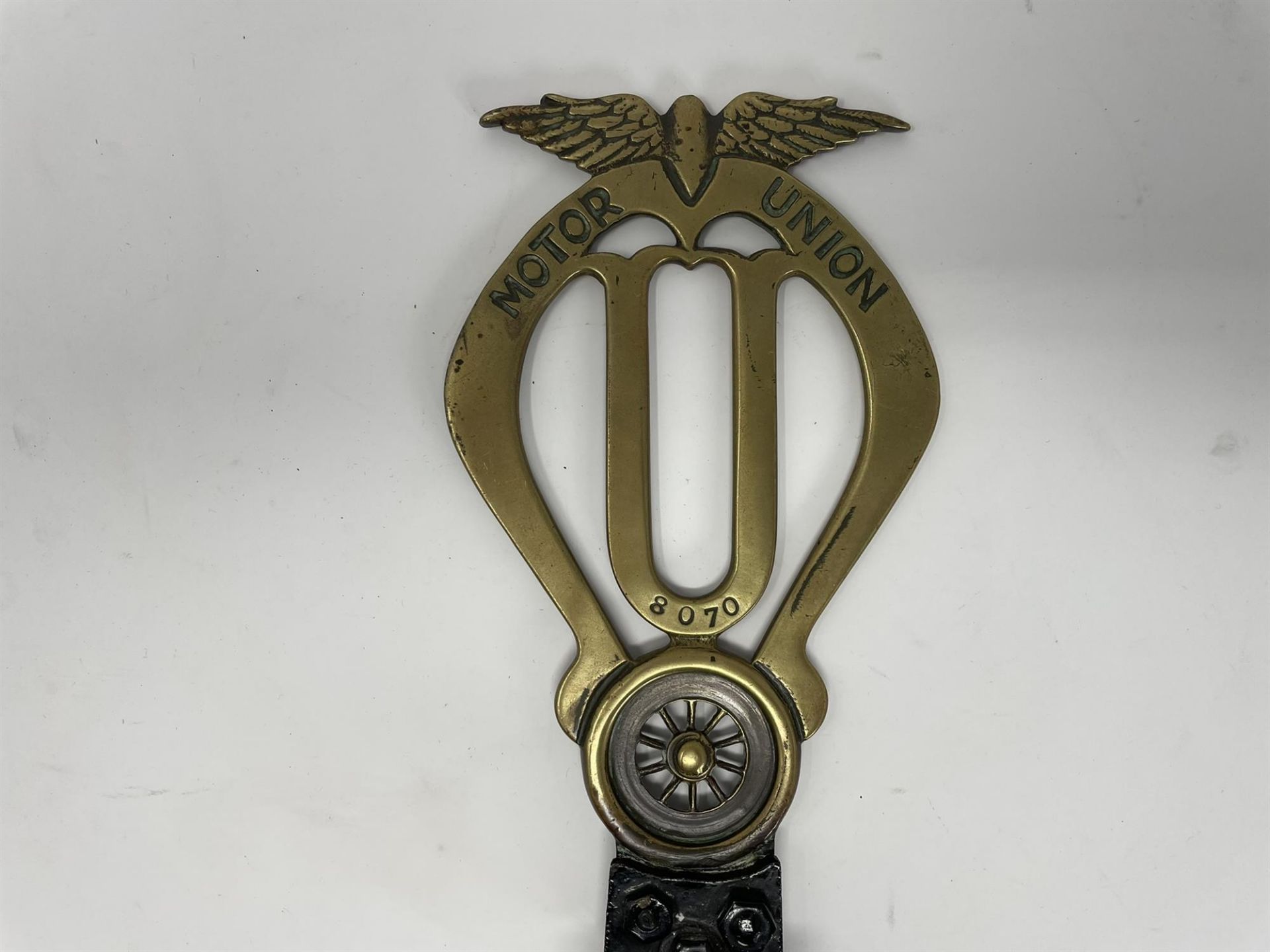 Brass Motor Union Badge c1908-1910 - Image 3 of 6