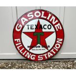 "Texaco" Gasoline Filling Station Enamelled Sign