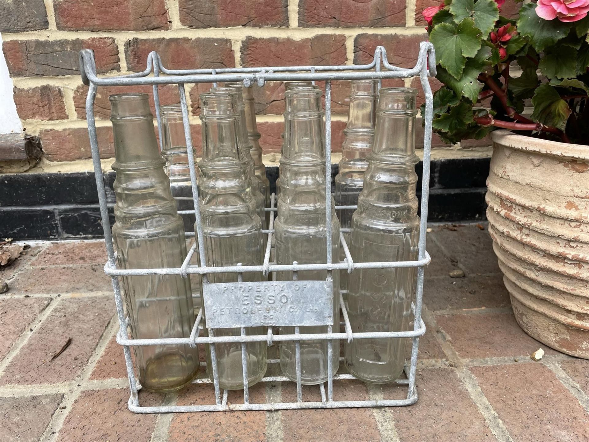 Selection of Esso Oil Bottles and Period Correct Crate - Image 7 of 7