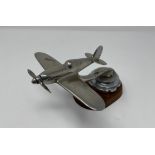 Aeroplane Car Mascot c1940s