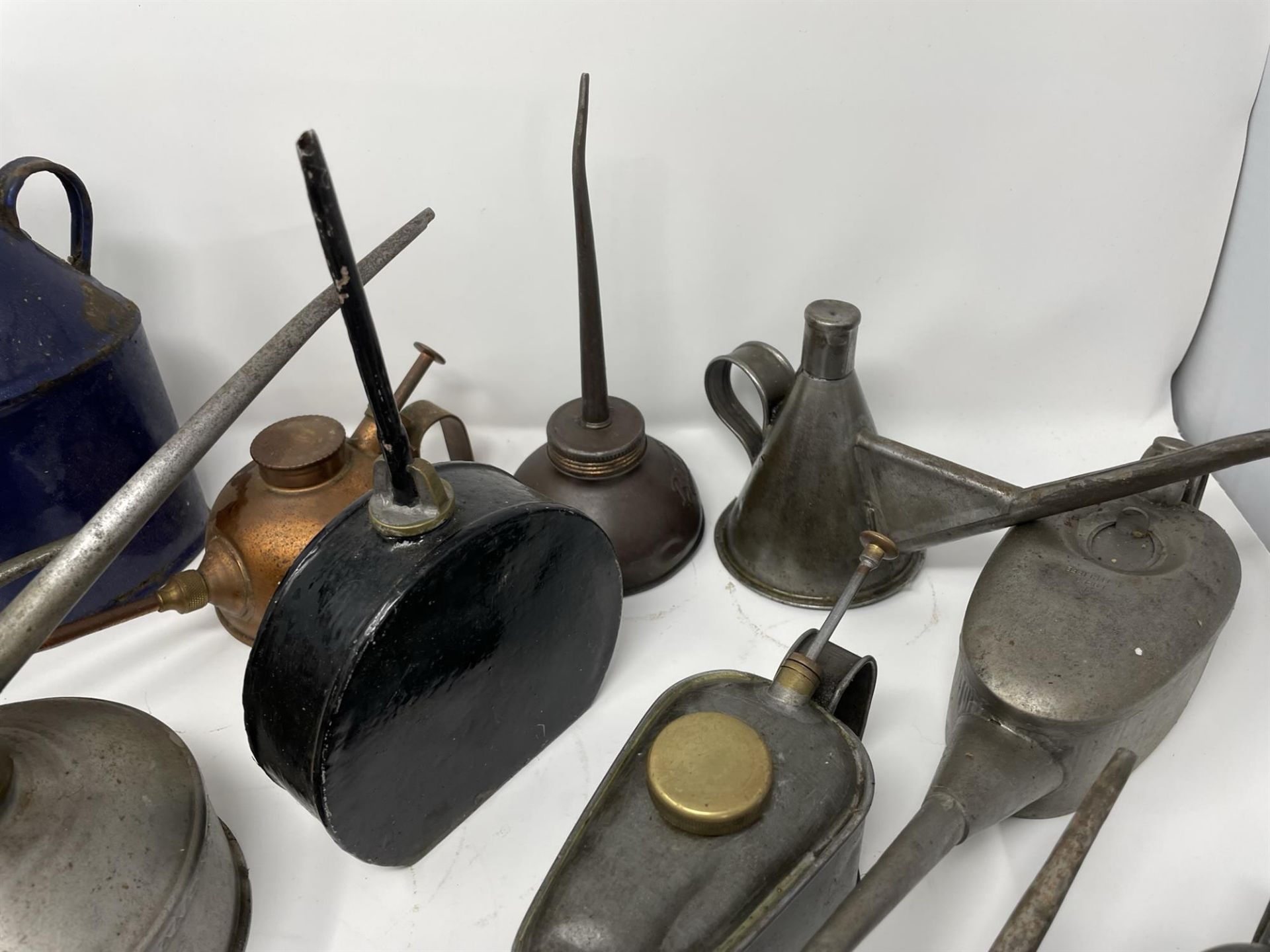 Collection of Oil Cans, Dispensers and Funnels - Image 5 of 10