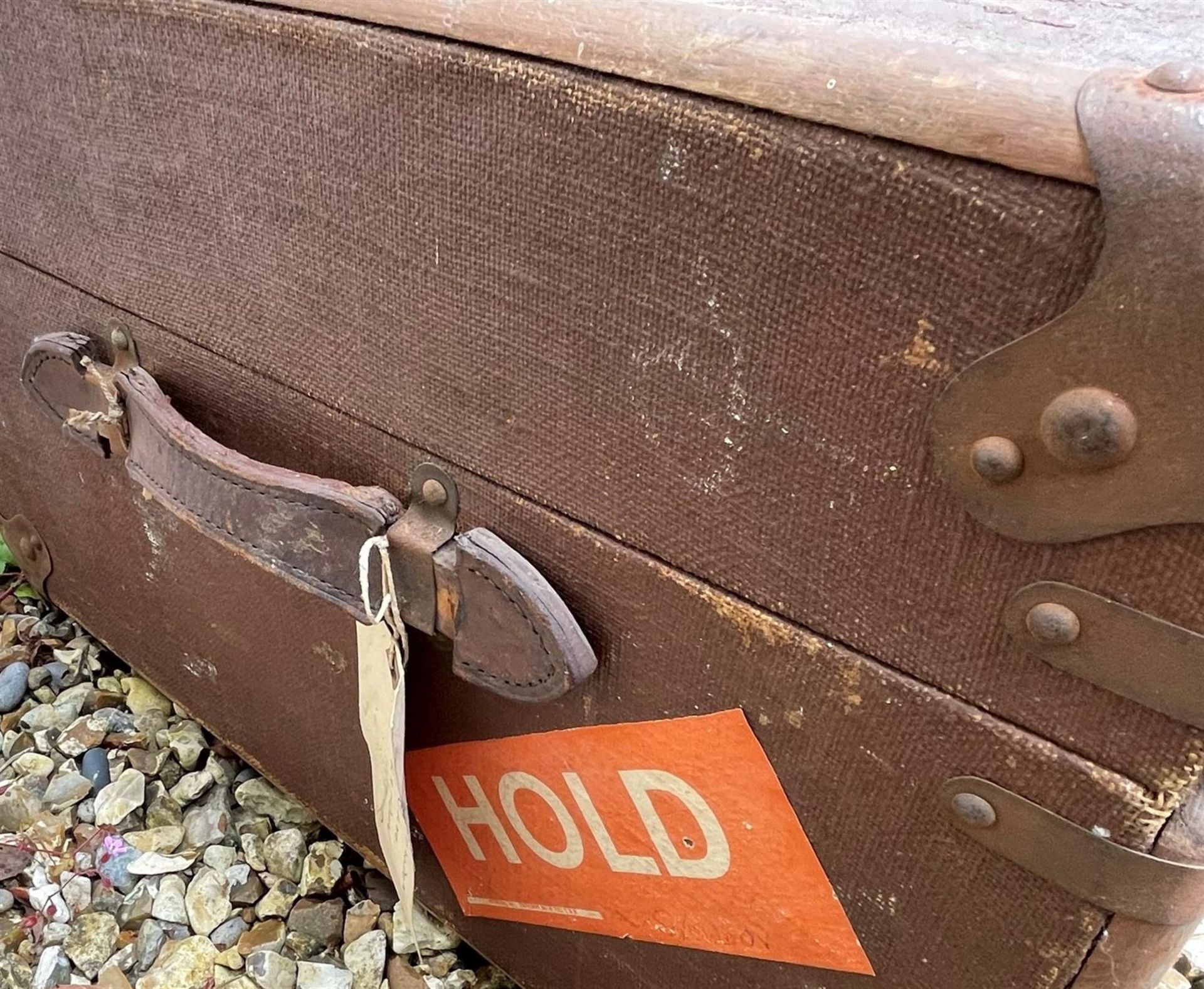 Selection of Four Well-Travelled Suitcases - Image 7 of 10