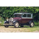 1929 Ford Model A Flat-Head V8 Tudor Saloon