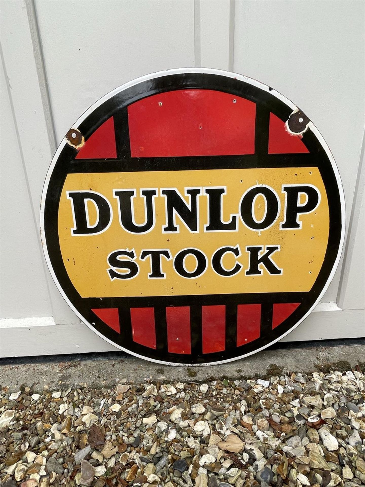 ''Dunlop'' Stock Enamel Sign - Image 2 of 2