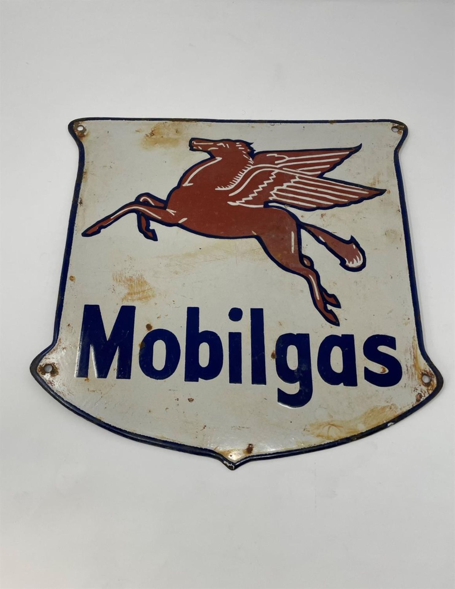 ''Mobilgas'' Enamel Advertising Sign c1940s-1950s - Image 2 of 7