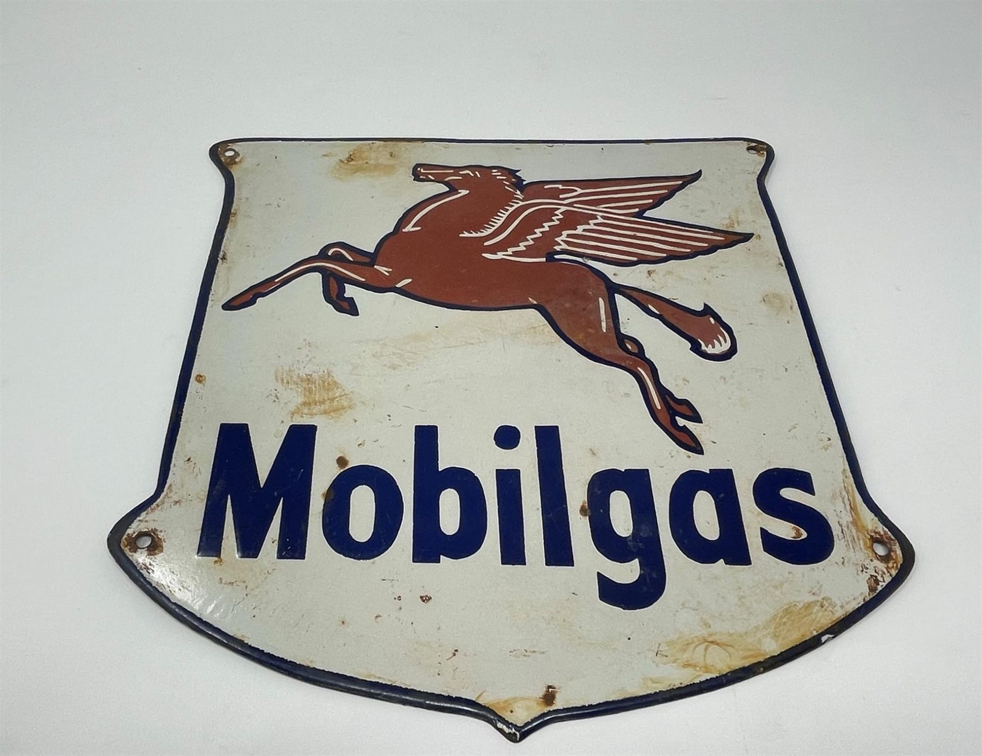 ''Mobilgas'' Enamel Advertising Sign c1940s-1950s - Image 7 of 7